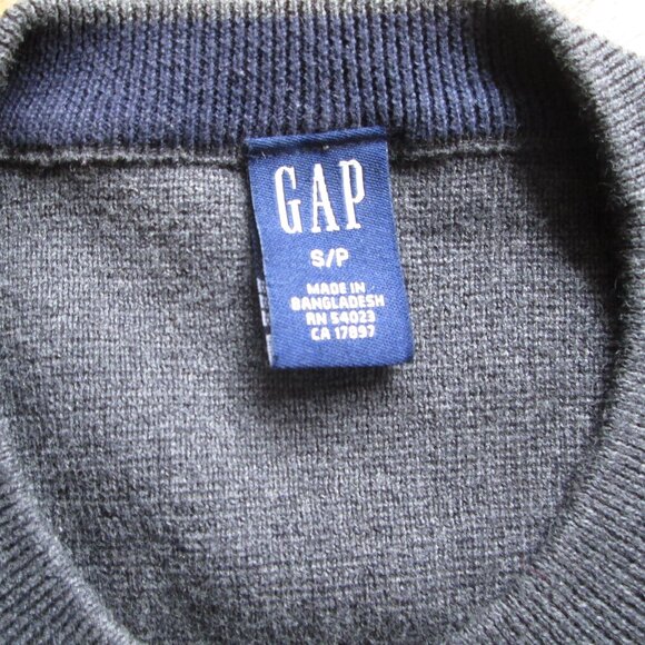 Pre-owned Men's Gap Gray Crew Neck 100% Cotton Sweater Size Small - Picture 3 of 4